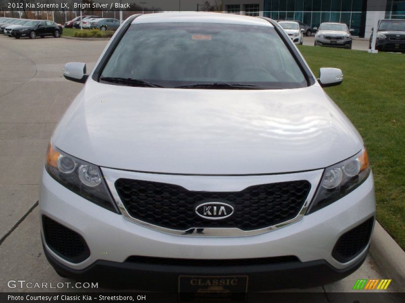 Bright Silver / Black 2012 Kia Sorento LX
