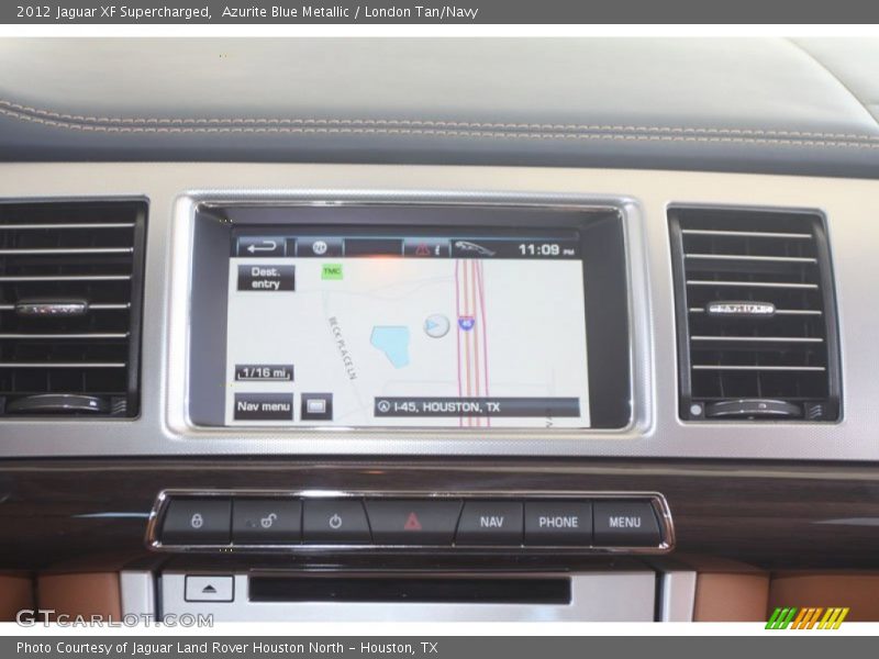 Navigation of 2012 XF Supercharged