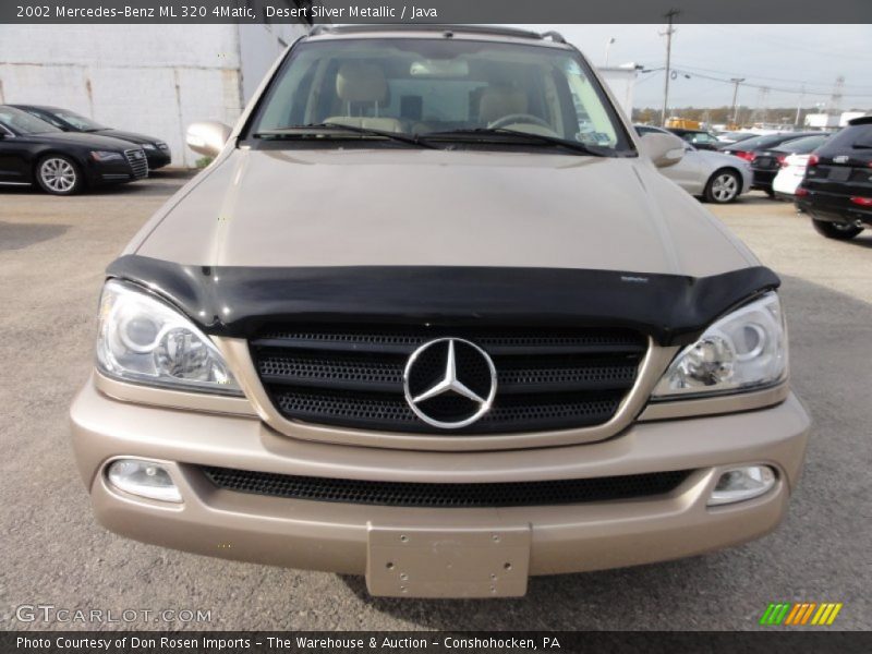Desert Silver Metallic / Java 2002 Mercedes-Benz ML 320 4Matic