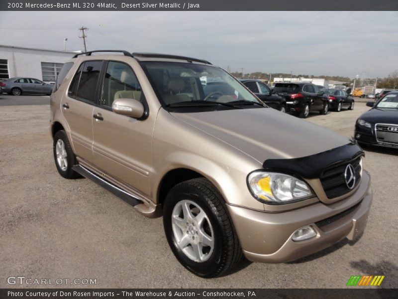 Desert Silver Metallic / Java 2002 Mercedes-Benz ML 320 4Matic