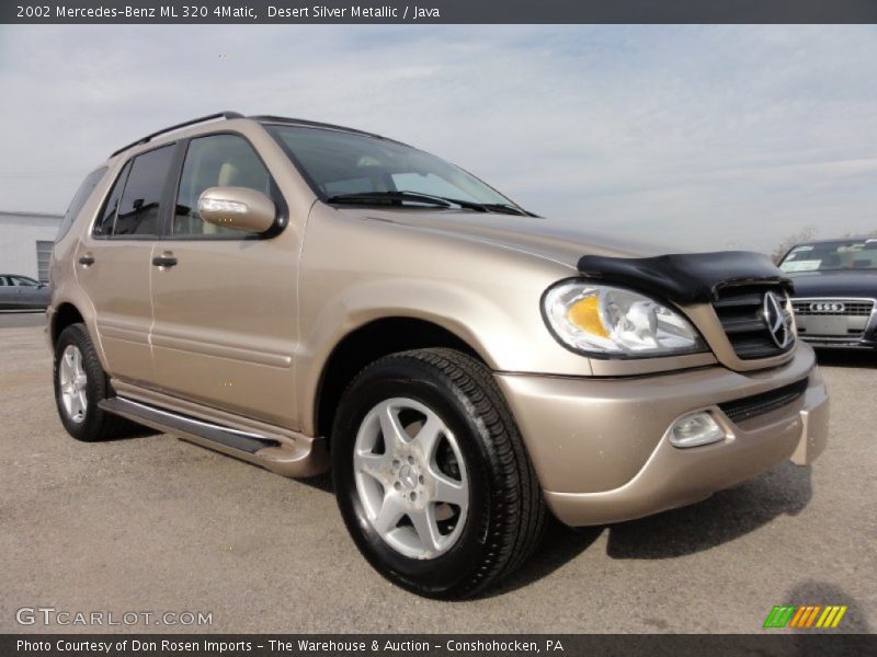 Desert Silver Metallic / Java 2002 Mercedes-Benz ML 320 4Matic