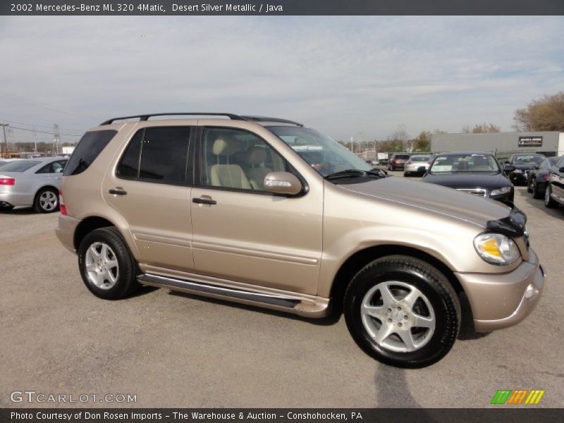 Desert Silver Metallic / Java 2002 Mercedes-Benz ML 320 4Matic