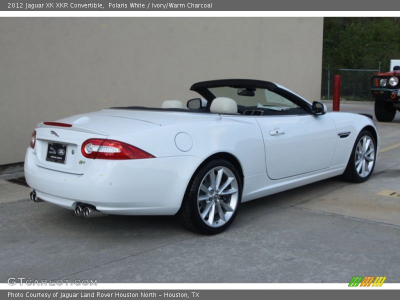 Polaris White / Ivory/Warm Charcoal 2012 Jaguar XK XKR Convertible