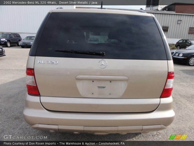 Desert Silver Metallic / Java 2002 Mercedes-Benz ML 320 4Matic