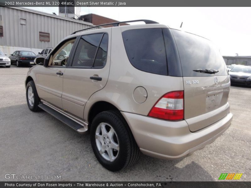 Desert Silver Metallic / Java 2002 Mercedes-Benz ML 320 4Matic