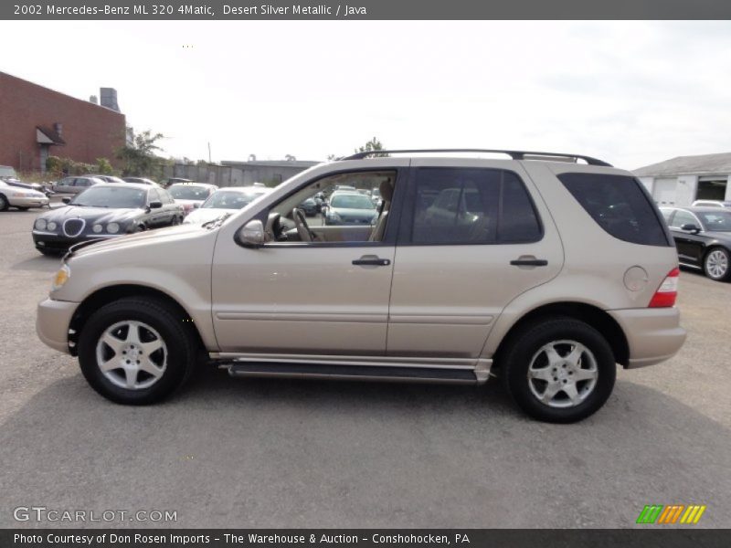 Desert Silver Metallic / Java 2002 Mercedes-Benz ML 320 4Matic
