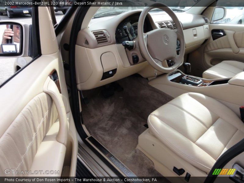 Desert Silver Metallic / Java 2002 Mercedes-Benz ML 320 4Matic