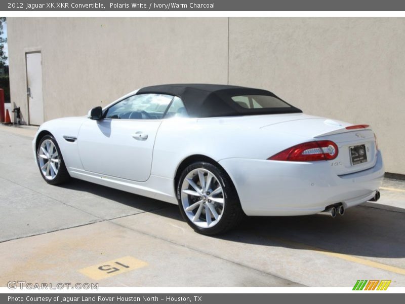 Polaris White / Ivory/Warm Charcoal 2012 Jaguar XK XKR Convertible