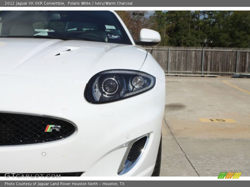 Polaris White / Ivory/Warm Charcoal 2012 Jaguar XK XKR Convertible