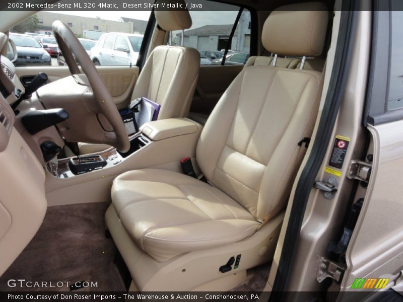 Desert Silver Metallic / Java 2002 Mercedes-Benz ML 320 4Matic