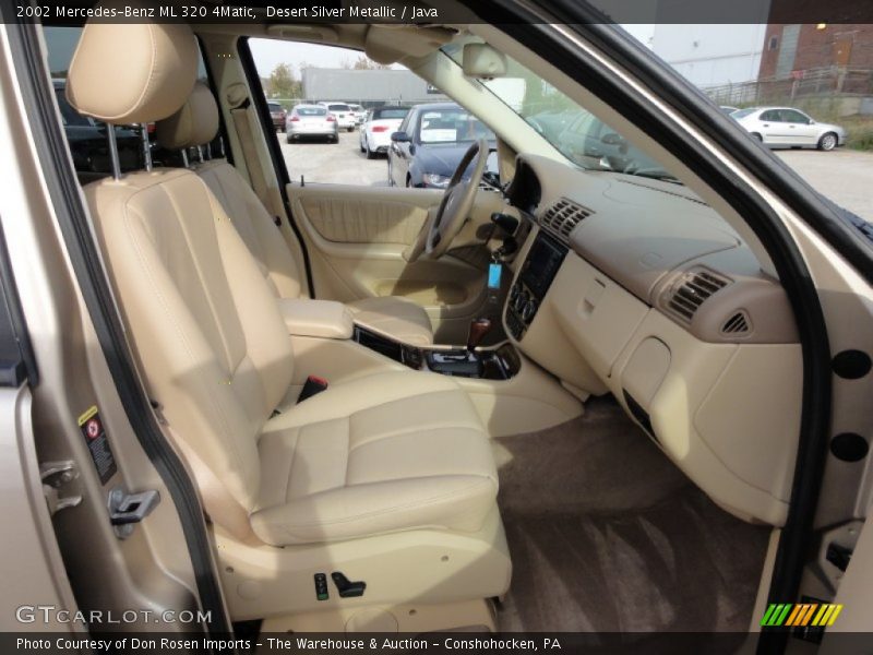 Desert Silver Metallic / Java 2002 Mercedes-Benz ML 320 4Matic