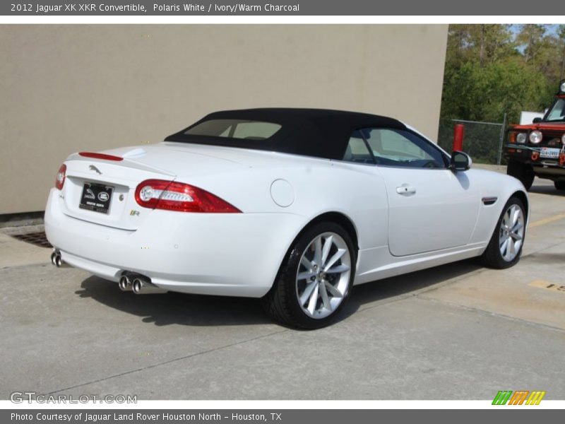 Polaris White / Ivory/Warm Charcoal 2012 Jaguar XK XKR Convertible