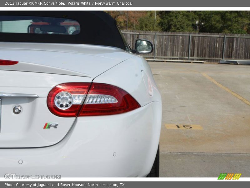 Polaris White / Ivory/Warm Charcoal 2012 Jaguar XK XKR Convertible