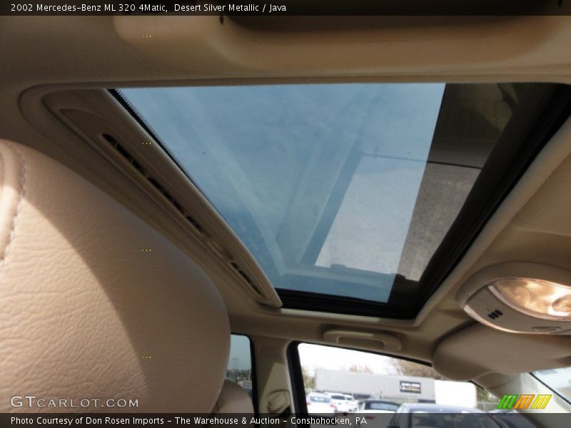 Desert Silver Metallic / Java 2002 Mercedes-Benz ML 320 4Matic