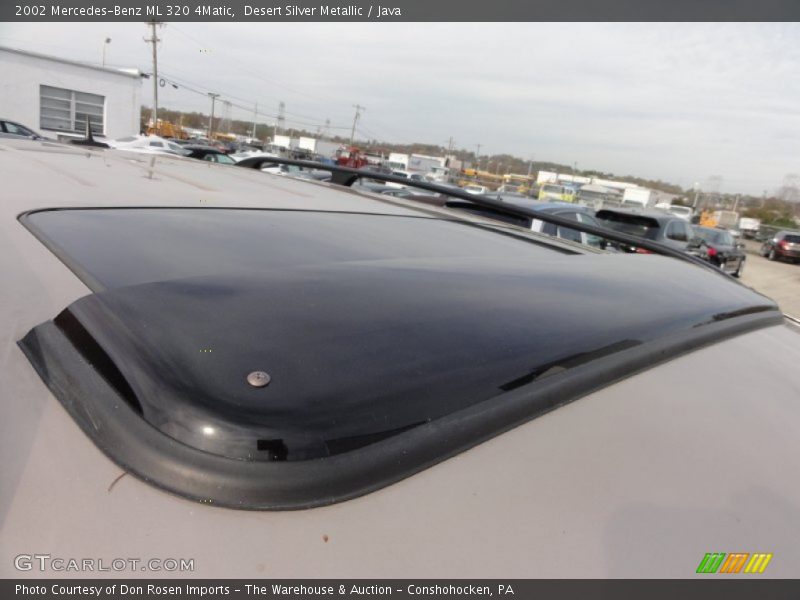 Desert Silver Metallic / Java 2002 Mercedes-Benz ML 320 4Matic