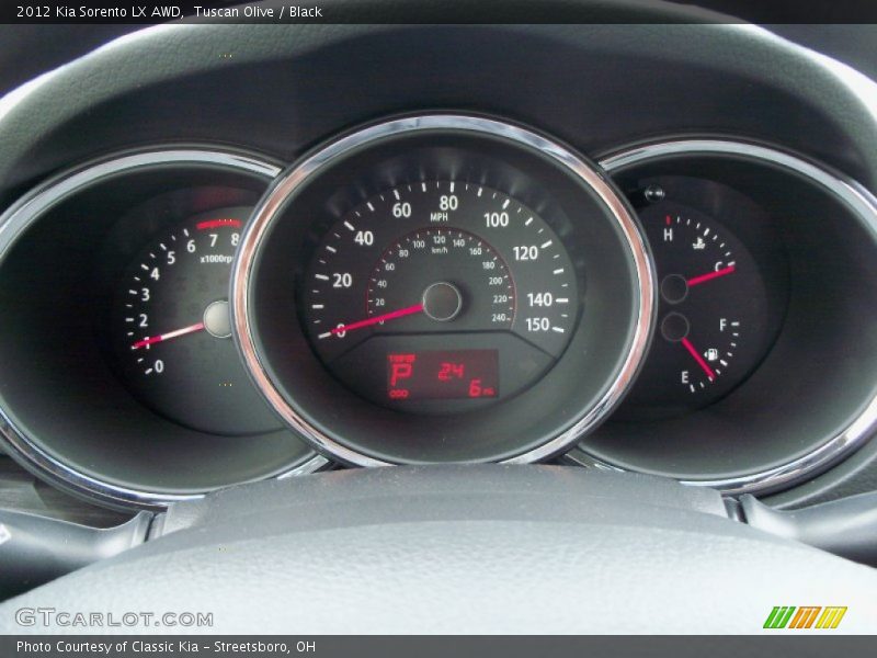 Tuscan Olive / Black 2012 Kia Sorento LX AWD