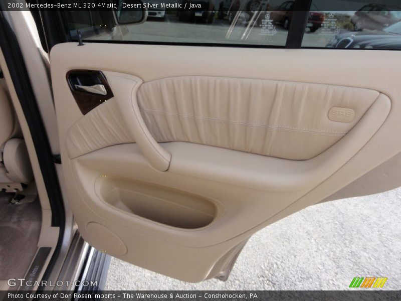 Desert Silver Metallic / Java 2002 Mercedes-Benz ML 320 4Matic