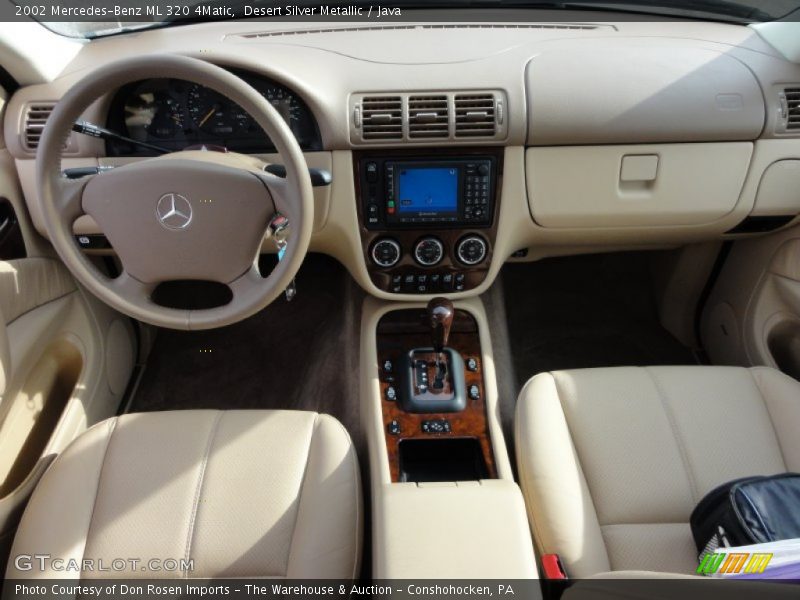 Desert Silver Metallic / Java 2002 Mercedes-Benz ML 320 4Matic