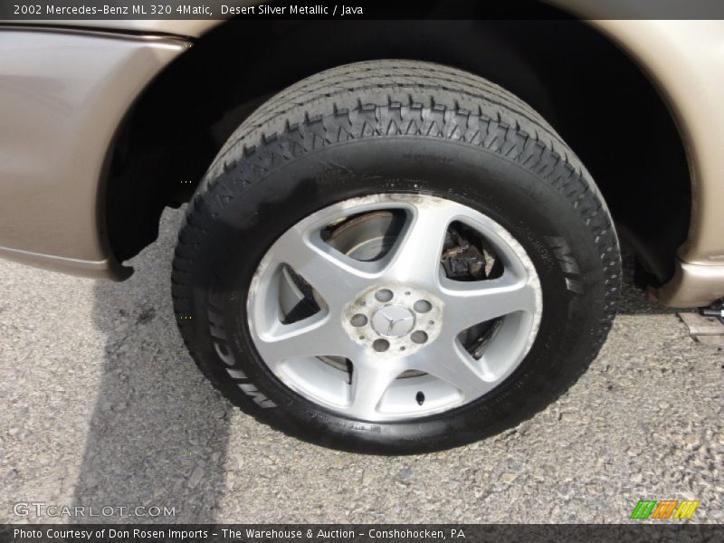 Desert Silver Metallic / Java 2002 Mercedes-Benz ML 320 4Matic