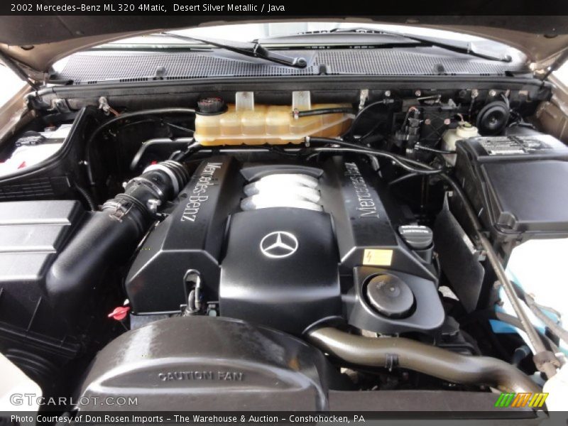 Desert Silver Metallic / Java 2002 Mercedes-Benz ML 320 4Matic