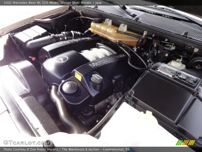Desert Silver Metallic / Java 2002 Mercedes-Benz ML 320 4Matic