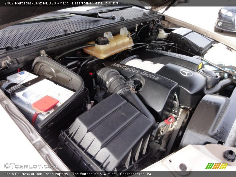 Desert Silver Metallic / Java 2002 Mercedes-Benz ML 320 4Matic