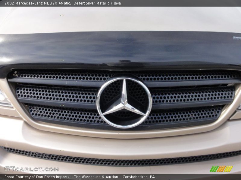 Desert Silver Metallic / Java 2002 Mercedes-Benz ML 320 4Matic