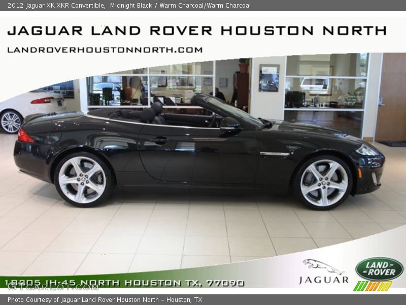 Midnight Black / Warm Charcoal/Warm Charcoal 2012 Jaguar XK XKR Convertible