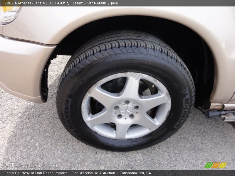 Desert Silver Metallic / Java 2002 Mercedes-Benz ML 320 4Matic