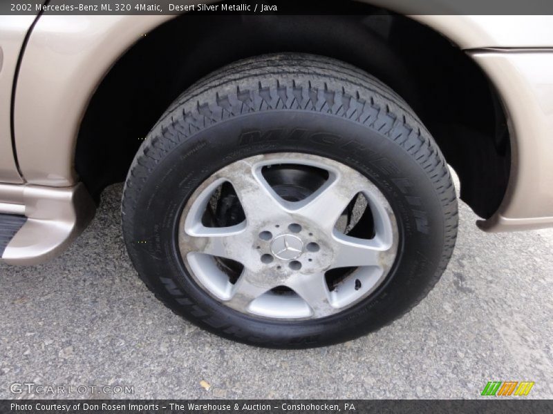 Desert Silver Metallic / Java 2002 Mercedes-Benz ML 320 4Matic