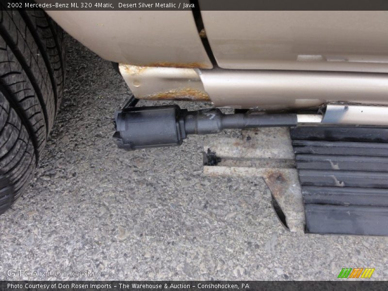 Desert Silver Metallic / Java 2002 Mercedes-Benz ML 320 4Matic