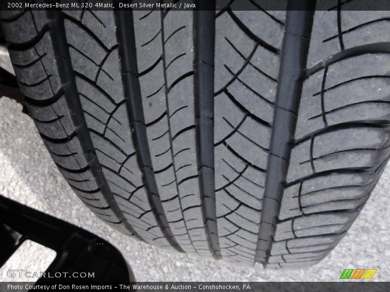 Desert Silver Metallic / Java 2002 Mercedes-Benz ML 320 4Matic