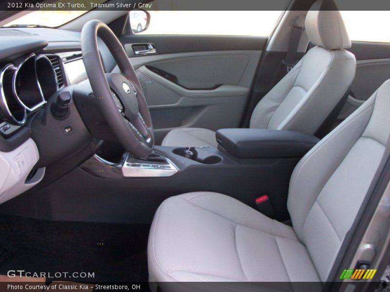  2012 Optima EX Turbo Gray Interior