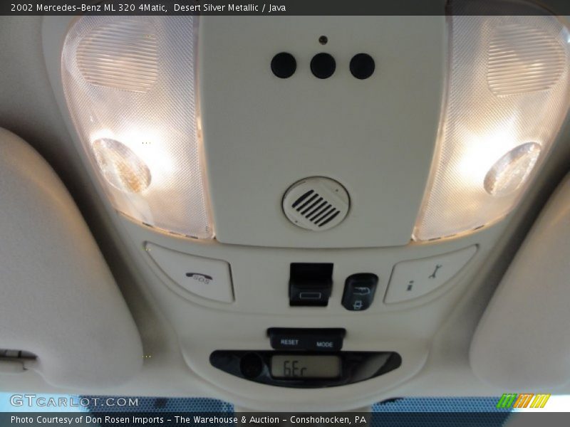 Desert Silver Metallic / Java 2002 Mercedes-Benz ML 320 4Matic