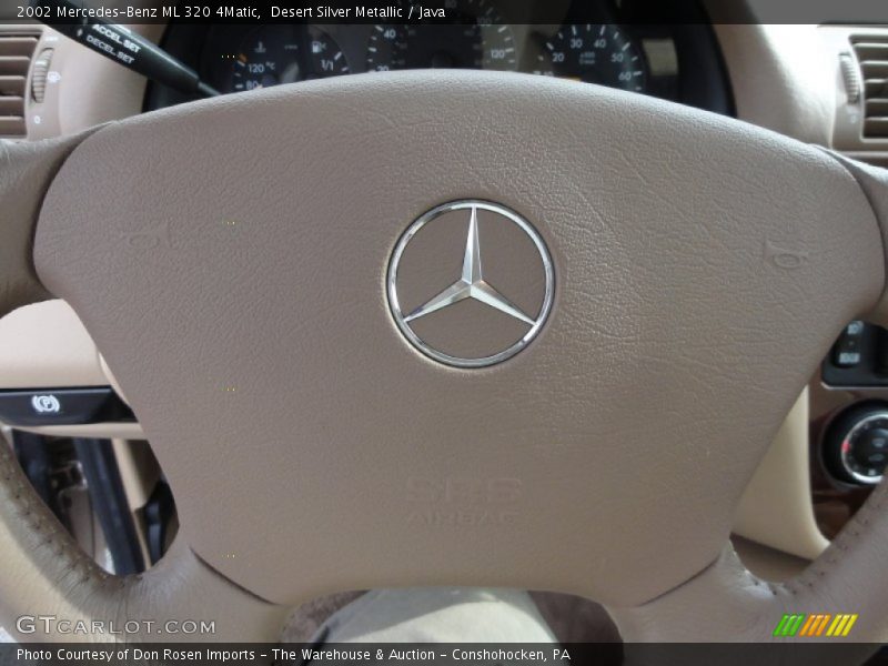 Desert Silver Metallic / Java 2002 Mercedes-Benz ML 320 4Matic
