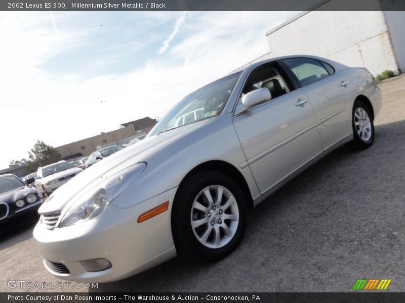 Millennium Silver Metallic / Black 2002 Lexus ES 300
