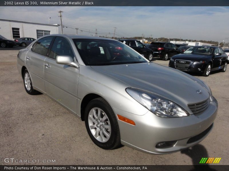 Millennium Silver Metallic / Black 2002 Lexus ES 300