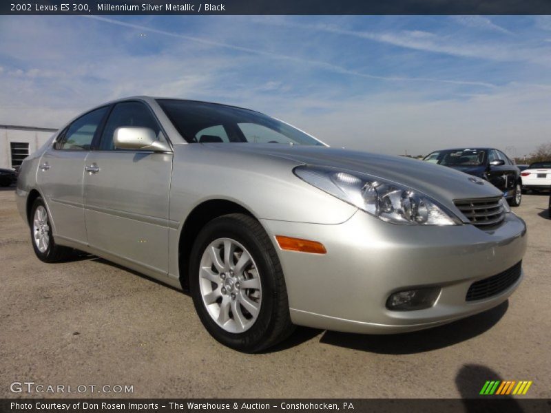 Millennium Silver Metallic / Black 2002 Lexus ES 300