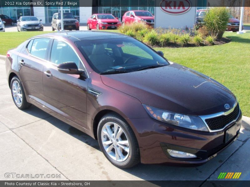  2012 Optima EX Spicy Red