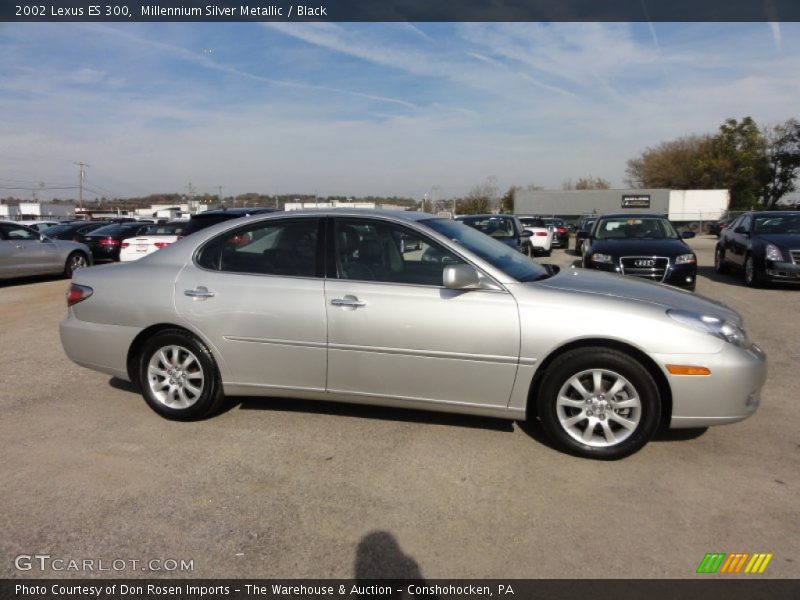 Millennium Silver Metallic / Black 2002 Lexus ES 300