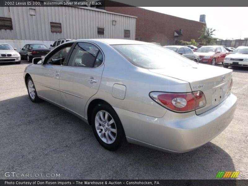 Millennium Silver Metallic / Black 2002 Lexus ES 300