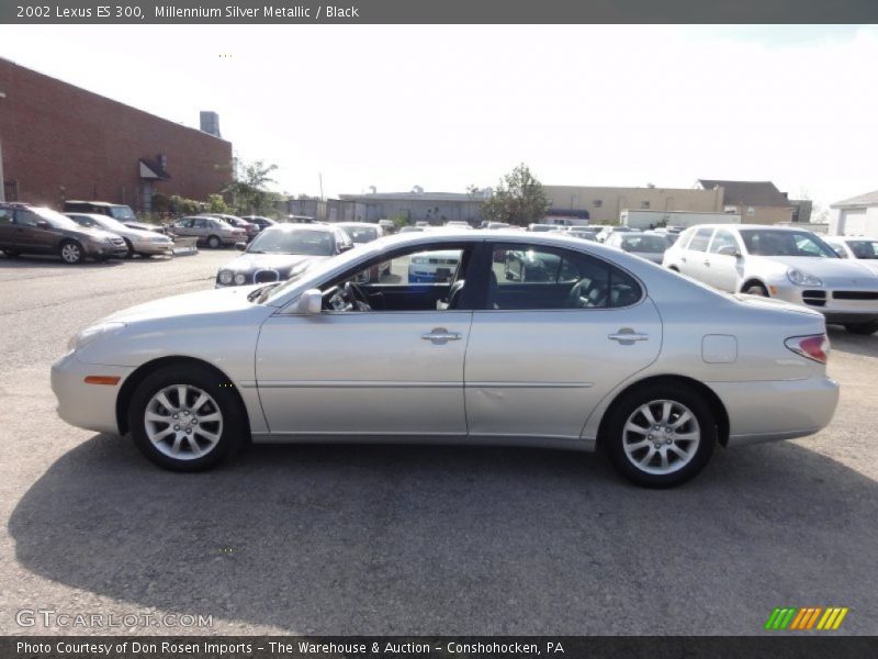 Millennium Silver Metallic / Black 2002 Lexus ES 300