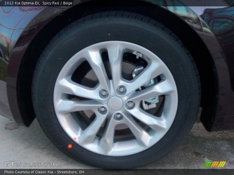 Spicy Red / Beige 2012 Kia Optima EX