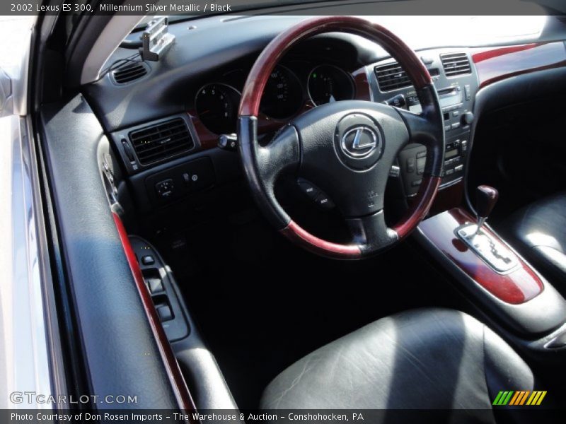 Millennium Silver Metallic / Black 2002 Lexus ES 300