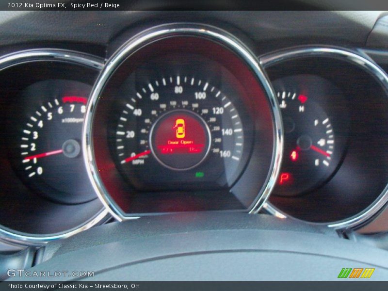 Spicy Red / Beige 2012 Kia Optima EX