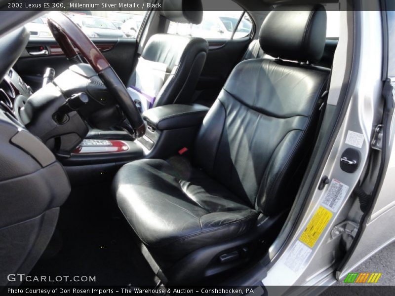 Millennium Silver Metallic / Black 2002 Lexus ES 300