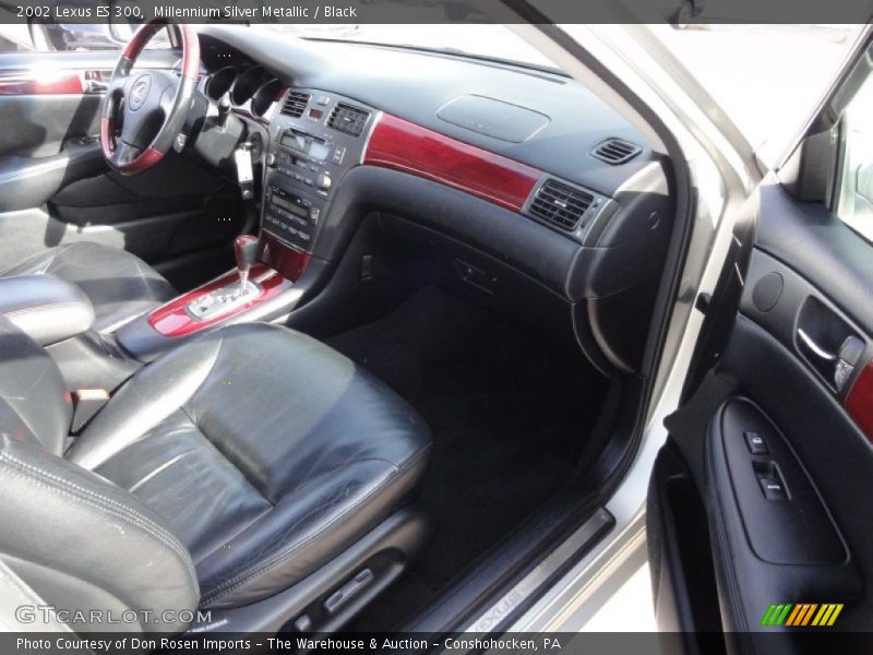 Millennium Silver Metallic / Black 2002 Lexus ES 300