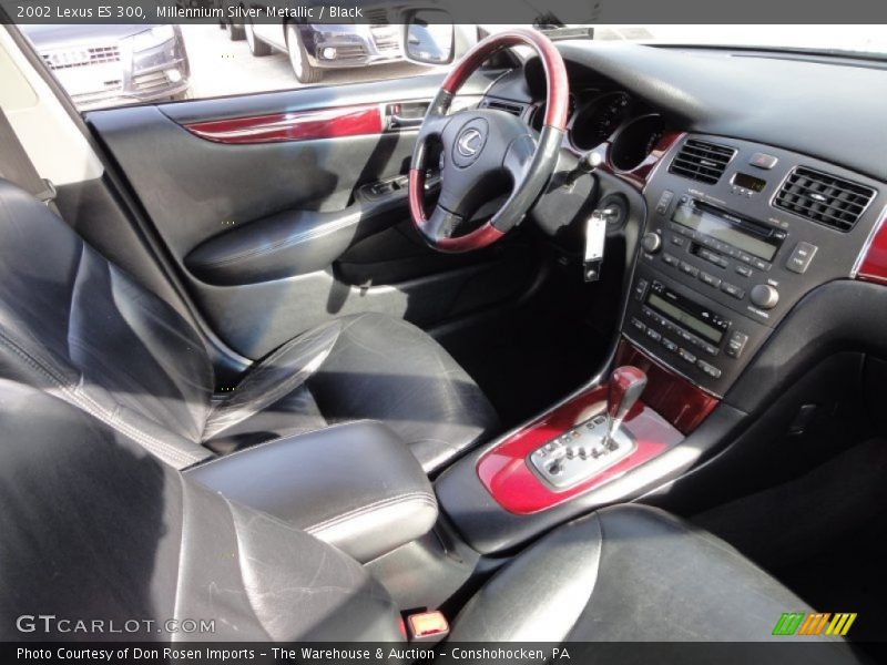 Millennium Silver Metallic / Black 2002 Lexus ES 300