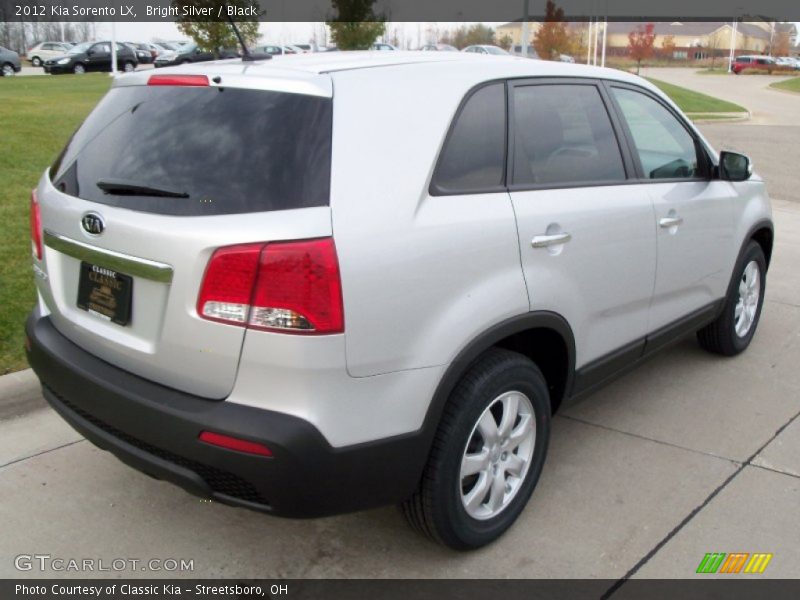 Bright Silver / Black 2012 Kia Sorento LX
