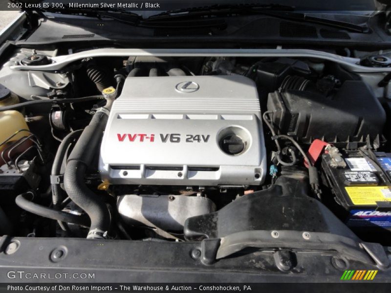 Millennium Silver Metallic / Black 2002 Lexus ES 300